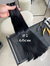 60cm 100gram Slawisch Naturhaar ~ Schnitthaar für Extensions Echthaar, Rohhaar