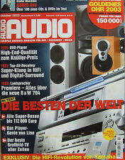 Audio 10/03 Bryston 4B SST, T+A TA 25, JBL K2, B & W 704, Yamaha MCX-1000, Linn