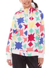 Nikita Damen Sweatshirt Oxydizing Freizeitjacke Sweatjacke, XS weiß