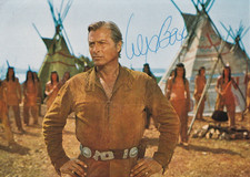 Lex Barker als "Old Shatterhand" - Rüdel-Verlag - original signiert