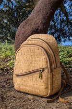 Herren Rucksack Tasche Kork