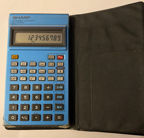 Vintage sharp 506h - sharp, el-506h