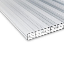 Doppelstegplatten Stegplatten 16mm klar farblos Polycarbonat X-Struktur Longlife