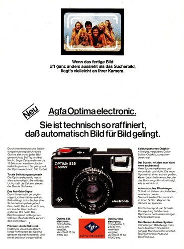 3w22361 alte reklame aus - reklame, 1977