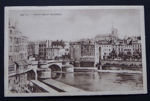 M326b cpa metz pont - metz, saint