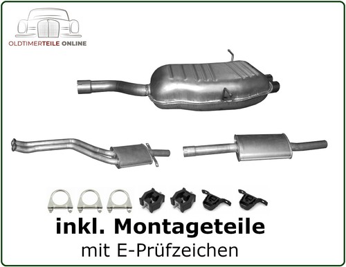 Auspuffanlage für bmw 3er e46 - auspuffanlage,