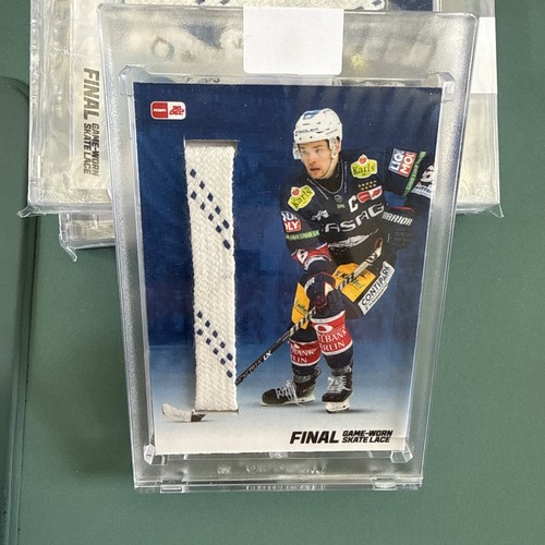 Final game worn skate - lace, kai