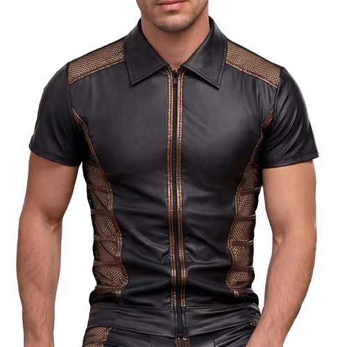 Wetlook shirt herren netz - herren,