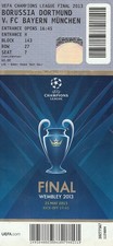 Ticket CL Finale 2013 Wembley: Bayern München - Borussia Dortmund mit Namen TOP