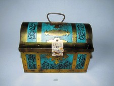 Alte Zigarren Blechdose Truhe Rössli "Tradition 30" aus 60er 17x11x12 cm