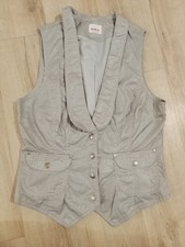 Glanzweste neu Grau Gr. 40/42