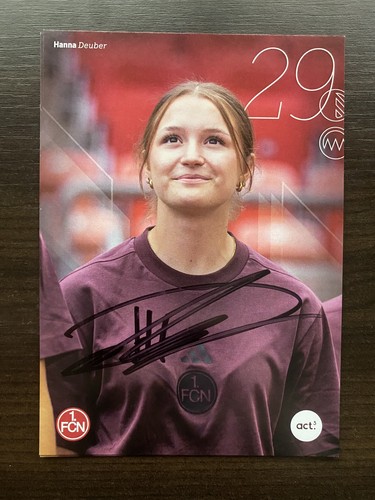 Deuber autogrammkarte - ak,