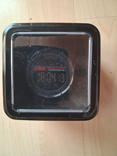 Solar uhr öbb schwarz - uhr,