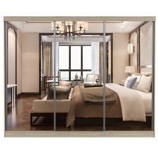 Schwebetürenschrank Schrank Kleiderschrank MILAN mit Spiegel 250 cm