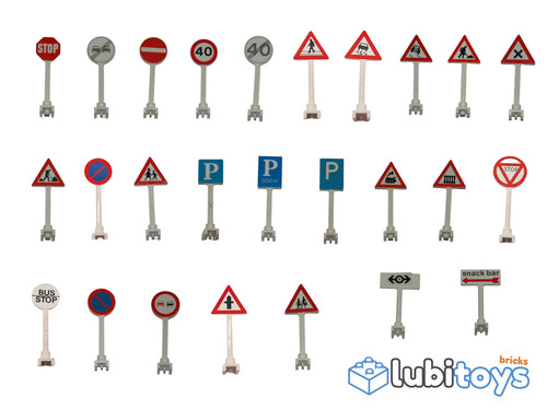 Lego city verkehrsschild - city,