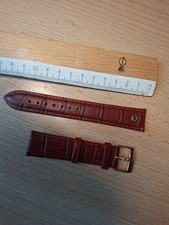 Bruno Söhnle 20mm Lederband 20mm Dornschließe Rot/Braun