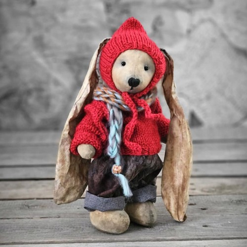 Vintage stoffhase m - vintage,