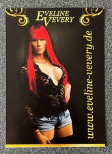 Eveline Vevery  original Autogrammkarte Erotik Porno Modell Sexy #1