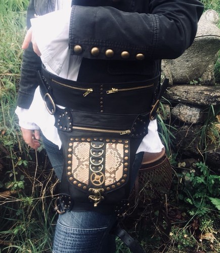 Leder python schlangenleder - leder,
