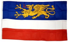  Flagge Fahne Rostock Hissflagge mit Ösen 90x150 cm  NEU