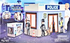 PLAYMOBIL® D76301 Polizeistation Spielzelt 15951073 City Action Kinderspielzeug