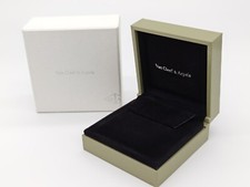 [Near Mint] Van Cleef & Arpels echte Ohrringe leer Schmuckkästchen grün Wildl...