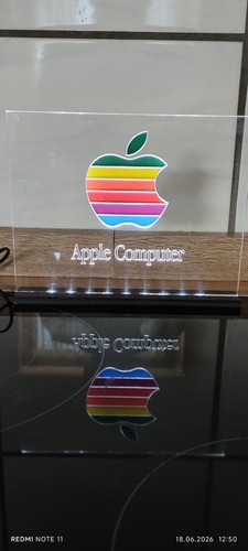 Apple werbe aufsteller - werbe, reklame