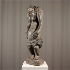 89743) Große Affen-Figur Bulu Kamerun Afrika AFRIKANISCHE KUNST