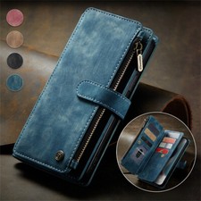 Zip Leder Wallet Cover für
