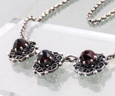 Granat silber kette austria - kette,
