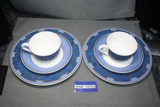 2 Villeroy&Boch Gedecke Paloma Picasso Night and Day  Tasse,Unterteller Teller