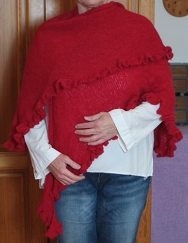 Alpaka seide dreiecktuch - alpaka,