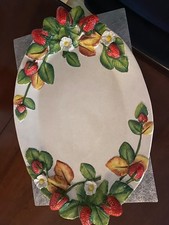 Obstschale/Platte oval, NEU