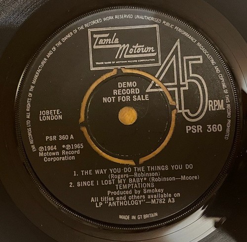 The temptations track - 4-track, 7"