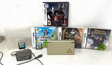 Nintendo DS Lite Gold 2006 + 5 Spiele ALLES FUNKTIONSTÜCHTIG GETESTET !