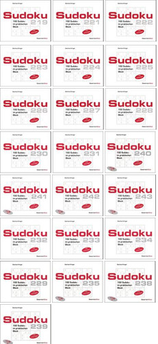Sudokublock zur auswahl - sudokublock,