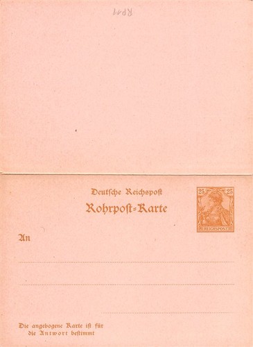 408539 rohrpost ganzsache - 408539),