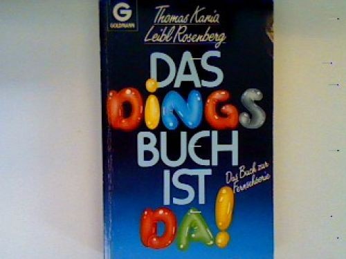 Das dingsbuch ist buch - das,