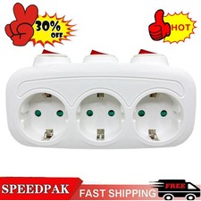 3-Fachs EU Mehrfachsteckdose