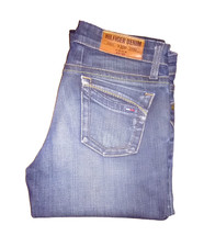 Hilfiger Denim Nevada Damen Jeans STS Straight Starched Slim-Fit Jeans W27/L30