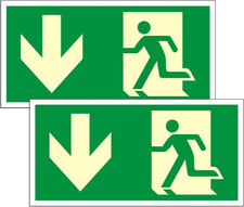 2st Schild Notausgang | extra