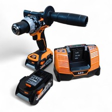 AEG Schlagbohrschrauber BSB18C2BL Li-402C ink 2 x 4.0Ah Akku Griff vom Koffer be