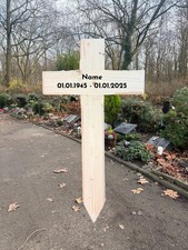 Grabkreuz aus Holz 70cm hoch