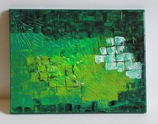 Original acrylbild grün - original,
