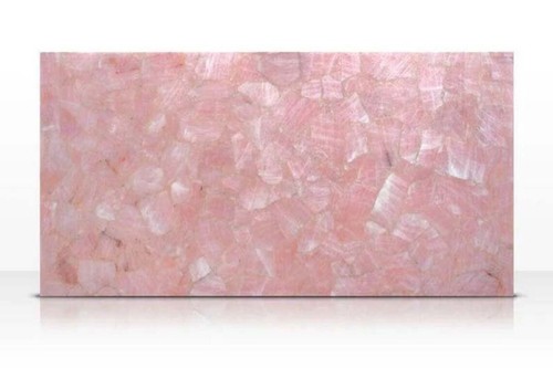 Rosenquarz sofa beistelltisch - rosenquarz,
