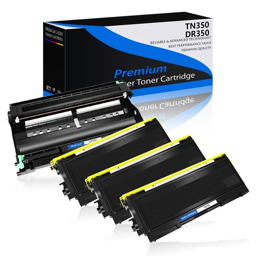 Tn350 black toner dr350 - black,