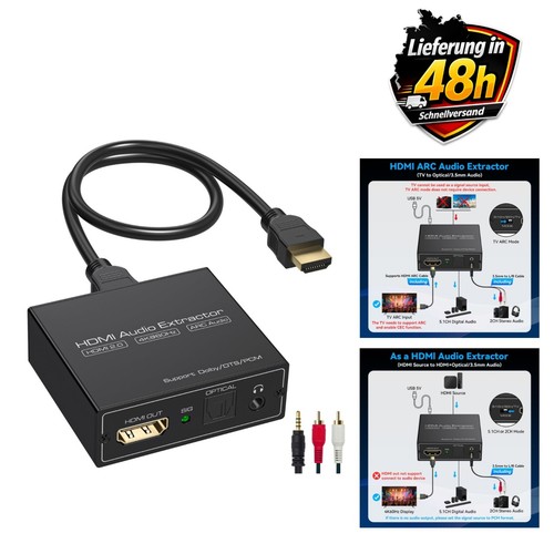 Hdmi audio extractor - audio, 60hz