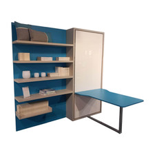 Clei Systemwand Telemaco Strukturlack Canapa Hellblau Und Weiss Mit 