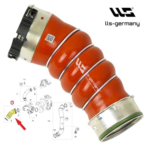 Turboschlauch für bmw 3er - turboschlauch,