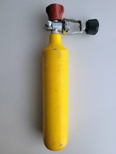 Tauchflasche, Westenflasche - 200 bar - 0,5 Liter - ohne TÜV - Notflasche